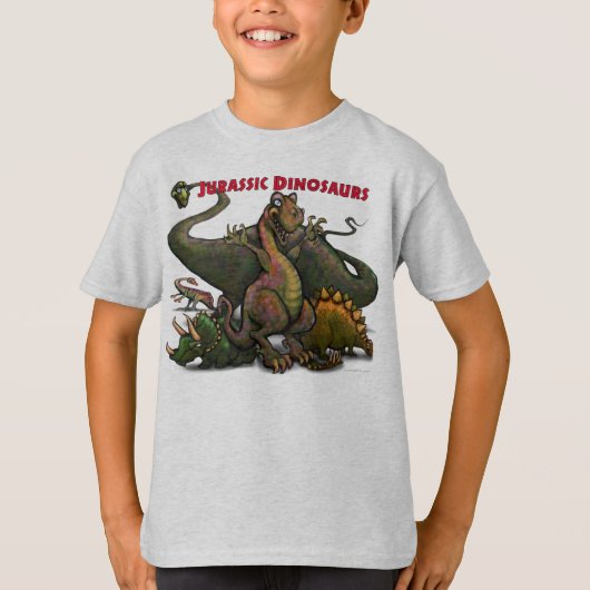 Jurassic Dinosaurs T-shirt (Voorkant)