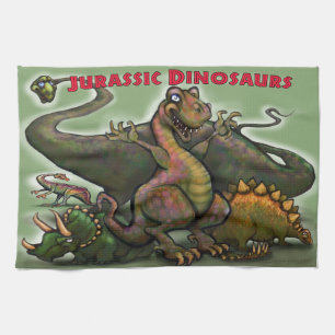 Jurassic Dinosaurs Theedoek