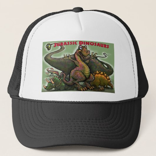 Jurassic Dinosaurs Trucker Pet (Voorkant)