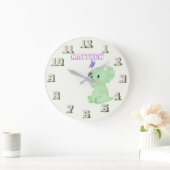 Jurassic Dinosaurus Baby Steentijd Naam Klok (Huis)
