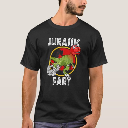 Jurassic Fart - Funny Trex Farting T-shirt (Voorkant)