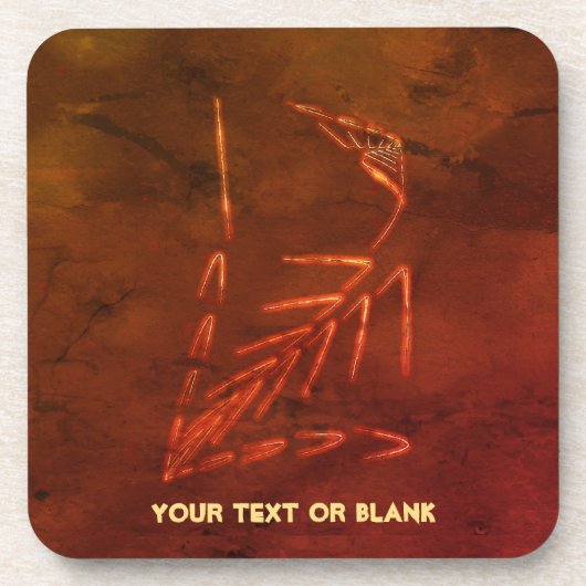 Jurassic Fossil Bier Onderzetter (Voorkant)