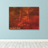 Jurassic Fossil Canvas Afdruk (Insitu (Houten vloer))