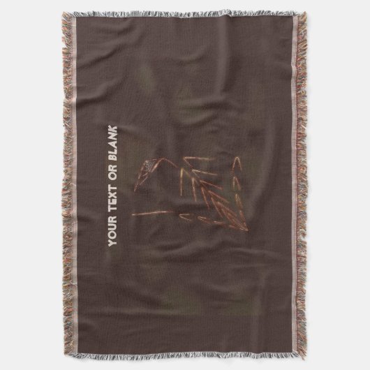 Jurassic Fossil Deken (Voorkant Verticaal)