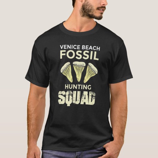 Jurassic Fossil digging World Venice Hunting Squa T-shirt (Voorkant)
