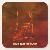 Jurassic Fossil Kartonnen Onderzetters (Voorkant)