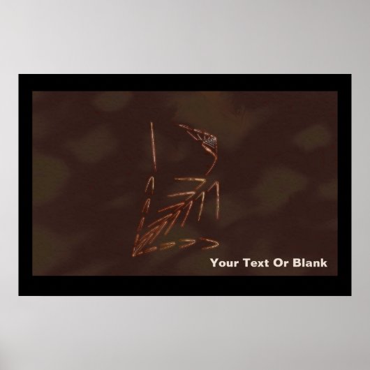 Jurassic Fossil Poster (Voorkant)