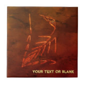 Jurassic Fossil Tegeltje (Voorkant)