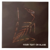 Jurassic Fossil Tegeltje (Voorkant)