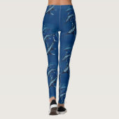 Jurassic Ichthyosaur Leggings. Leggings (Achterkant)