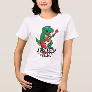 Jurassic Jam T-Shirt – Dinosaurus die gitaar speel