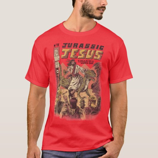 JURASSIC JESUS meisje T-shirt (Voorkant)