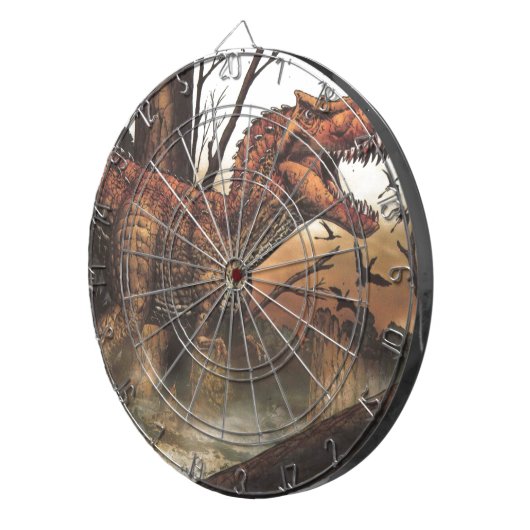 Jurassic Journey: dinosaurus in zijn natuurlijke h Dartbord (Voorkant Rechts)