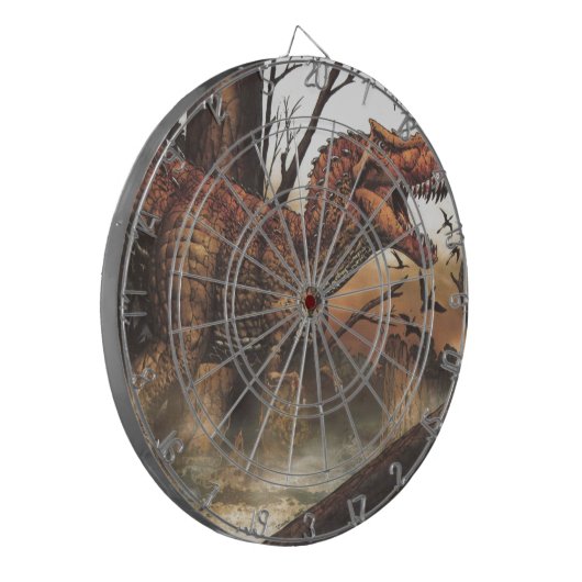 Jurassic Journey: dinosaurus in zijn natuurlijke h Dartbord (Voorkant Links)