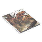 Jurassic Journey: dinosaurus in zijn natuurlijke h Notitieblok (Schuin)