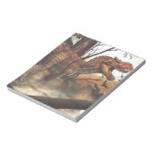 Jurassic Journey: dinosaurus in zijn natuurlijke h Notitieblok (Linkerzijde)