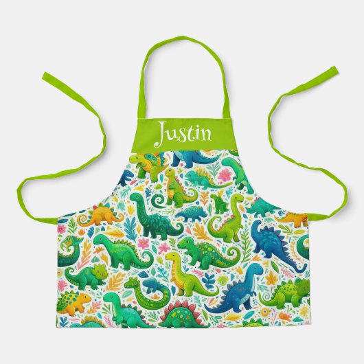 Jurassic Joy Kinder Schort (Voorkant)