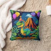 Jurassic Jungle Birthday Pillow Kussen (Deken)