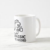 Jurassic koffie nodig koffiemok (Voorkant rechts)