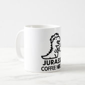 Jurassic koffie nodig koffiemok (Voorkant links)
