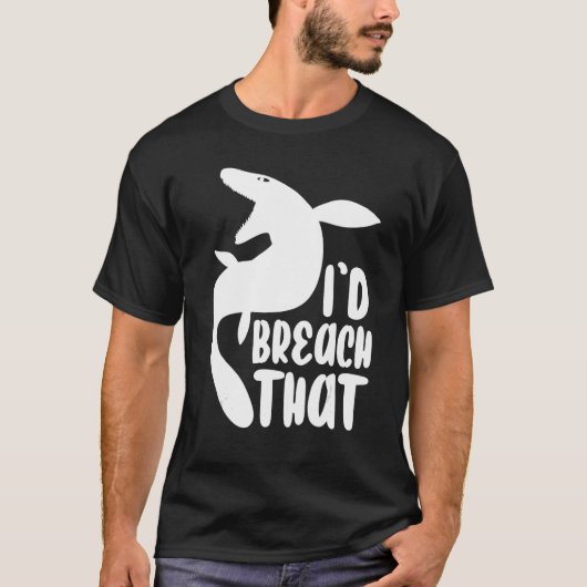 Jurassic Mosasaurus Dinosaur T-shirt (Voorkant)