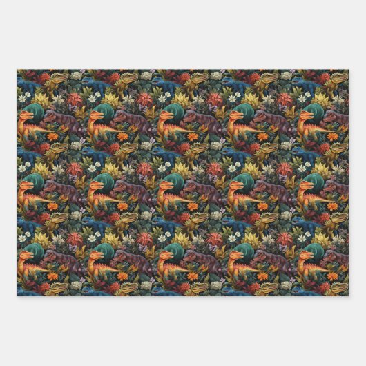 Jurassic Oerwoud inpakpapier (Voorkant 2)