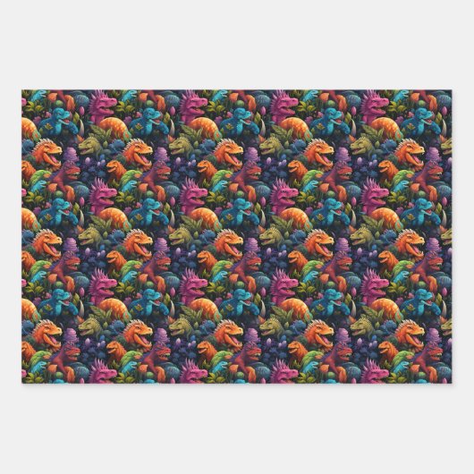 Jurassic Oerwoud inpakpapier (Voorkant)