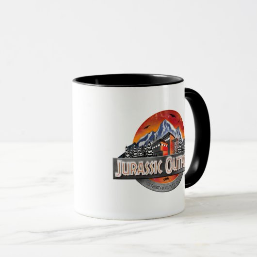 Jurassic Outpost "Dominion Style" Mok Logo (Voorkant rechts)