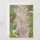 Jurassic Park Dinosaur Birthday Kaart (Achterkant)