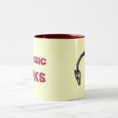 Jurassic Perks Tweekleurige Koffiemok (Center)