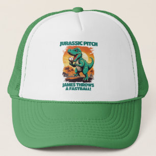 Jurassic Pitch Gepersonaliseerde Kinder honkbal Trucker Pet