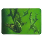 Jurassic Pliosaur Flexible Fridge Magnet Magneet (Horizontaal)