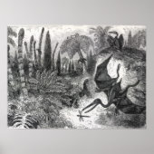 Jurassic Pterodactyls Poster (Voorkant)
