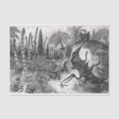 Jurassic Pterodactyls Tissuepapier (Voorkant)