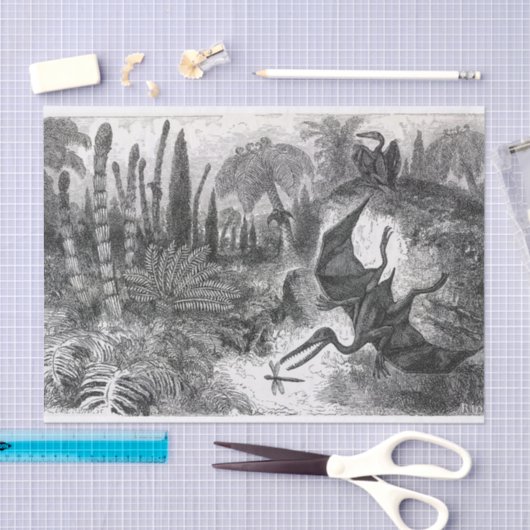 Jurassic Pterodactyls Tissuepapier (Craft)