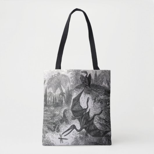 Jurassic Pterodactyls Tote Bag (Voorkant)