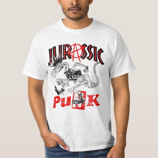 Jurassic Punk Geek T-shirt (Voorkant)