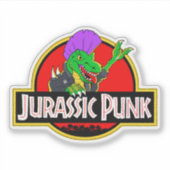 Jurassic Punk  Sticker (Voorkant)