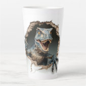 Jurassic Raptor Dinosaur Velociraptor Latte Mok (Voorkant)