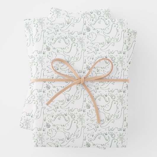 Jurassic Safari Inpakpapier Vel (In situ)