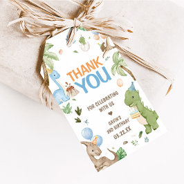 Jurassic Schattigee Dinosaurus Verjaardagsfeest Fa Cadeaulabel