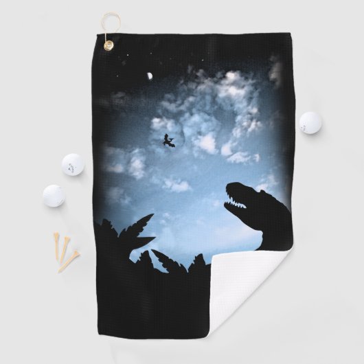 Jurassic Sky Golfhanddoek (Insitu)