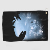 Jurassic Sky Golfhanddoek (Horizontaal)