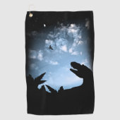 Jurassic Sky Golfhanddoek (Voorkant)