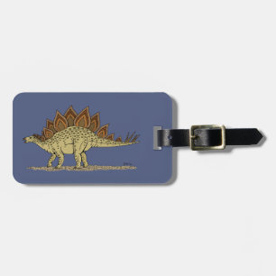 Jurassic Stegosaurus-dinosaurus Bagagelabel