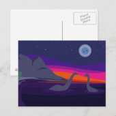 Jurassic Sunset Briefkaart (Voorkant / Achterkant)
