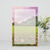 Jurassic Sunset Briefpapier (Staand voorkant)