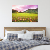 Jurassic Sunset Canvas Afdruk (Insitu (Slaapkamer))