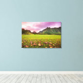 Jurassic Sunset Canvas Afdruk (Insitu (Houten vloer))