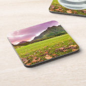 Jurassic Sunset Drankjes Onderzetter (Linkerzijde)